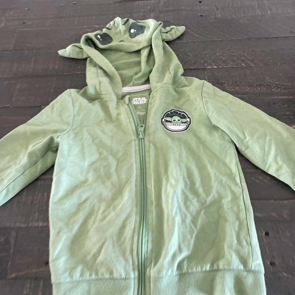 Baby Yoda Size 4T Boys Hoodie Jacket Outfit Toddler dc7